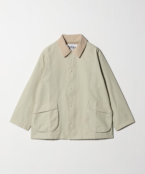 CITEN（シテン）の「<CITEN>ワークデザインジャケット（カバーオール・レディース・モカ/ライム・S/M）」の5枚目の写真