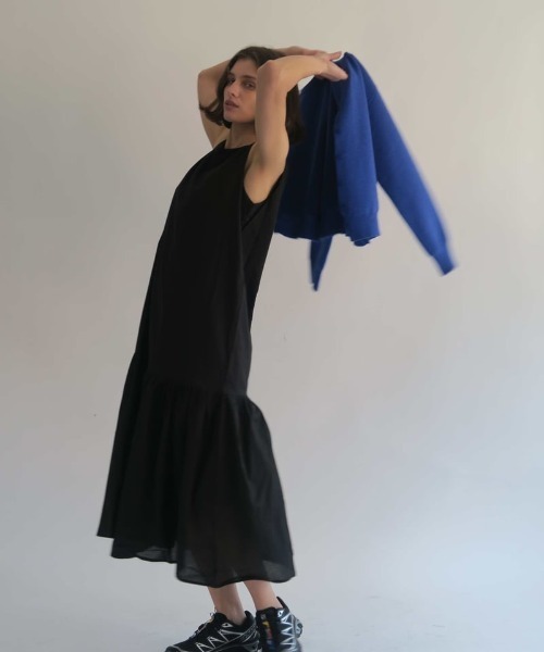 KALENO(カレノ)の「sleeveless tiered op(ワンピース・レディース・ブラック・FREE)」の7枚目の写真