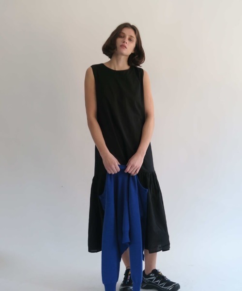KALENO(カレノ)の「sleeveless tiered op(ワンピース・レディース・ブラック・FREE)」の10枚目の写真