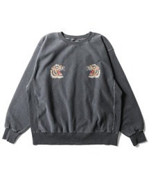 HOUSTON ピグメントリバーススウェット(TIGER)