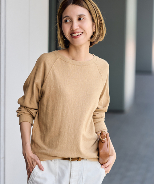 FRAMeWORK（フレームワーク）の「≪追加≫NEWスラブベアテンプルオーバー2（Tシャツ/カットソー・レディース・グレー/ホワイト/ベージュ/スミクロ・FREE）」の4枚目の写真