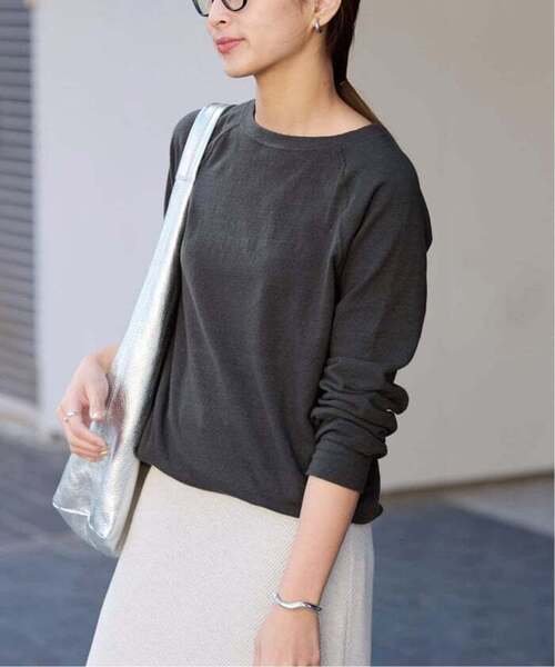 FRAMeWORK（フレームワーク）の「≪追加≫NEWスラブベアテンプルオーバー2（Tシャツ/カットソー・レディース・グレー/ホワイト/ベージュ/スミクロ・FREE）」の13枚目の写真