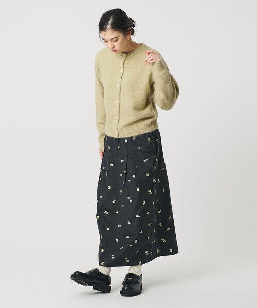 BEAUTY&YOUTH UNITED ARROWS（ビューティーアンドユースユナイテッドアローズ）の「フォックスカシミヤブレンド クルーネックカーディガン（カーディガン/ボレロ・レディース・ライム/ライトグレー/ダークブラウン/ブラック・FREE）」の20枚目の写真