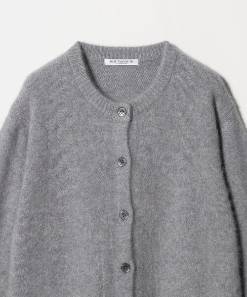 フォックスカシミヤブレンド クルーネックカーディガン（カーディガン