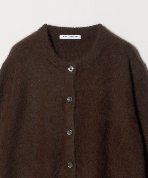 フォックスカシミヤブレンド クルーネックカーディガン（カーディガン