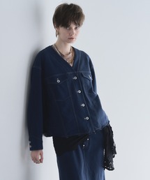Muel Chic（ミュエルシック）の「Mintty jacket ミンティージャケット（ノーカラージャケット）」