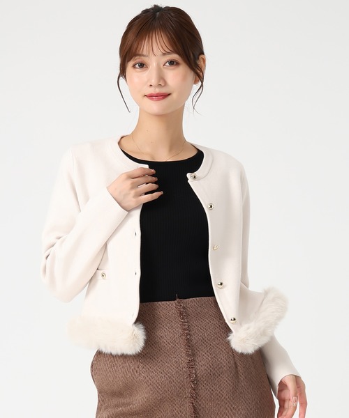 MISCH MASCH（ミッシュマッシュ）の「2025秋冬新作 裾ファーニット