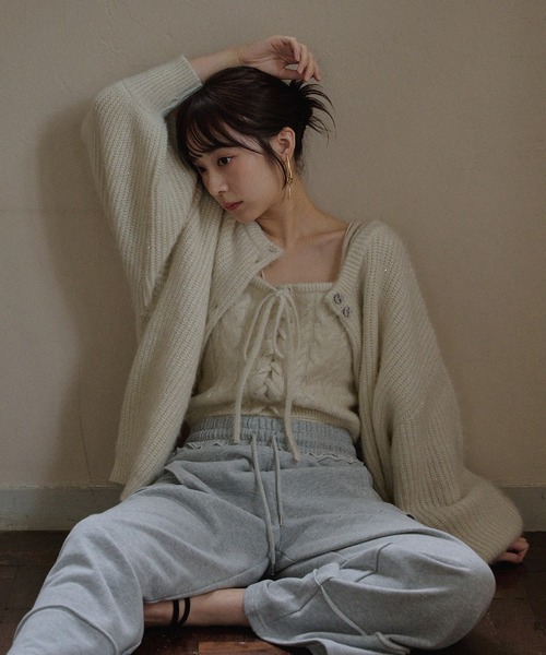 spangle knit ensemble / スパンコールニットアンサンブル