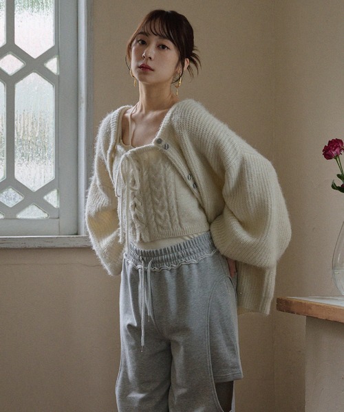 spangle knit ensemble / スパンコールニットアンサンブル