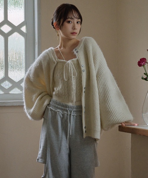 mideal（マイディール）の「spangle knit ensemble / スパンコール