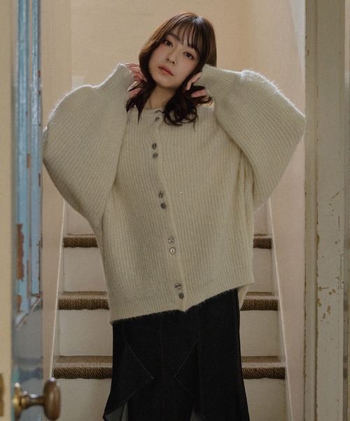 【週末限定セール中】mideal マイディール スパンコールニットアンサンブル mideal（マイディール）の「spangle knit ensemble / スパンコール