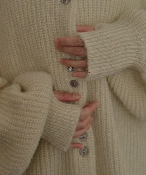 mideal（マイディール）の「spangle knit ensemble / スパンコール