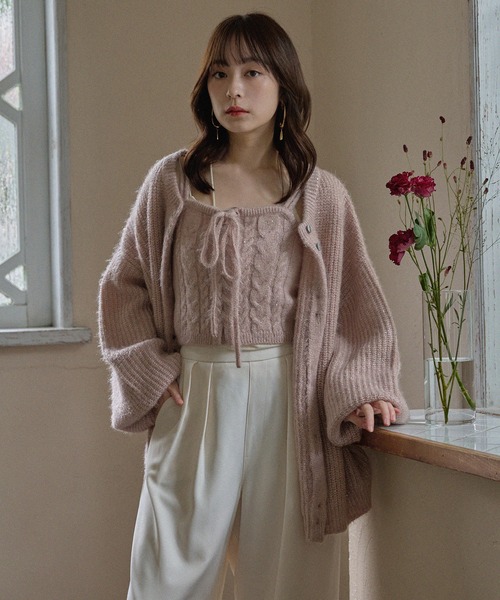 spangle knit ensemble / スパンコールニットアンサンブル