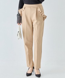 INCEDE（インシード）の「ポケットフリル ダンボールテーパードパンツ（スラックス）」