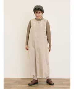 セール】デニットロングフレアワンピース（ワンピース）｜NOBLE