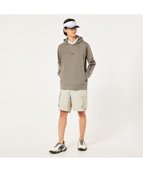 OAKLEY(オークリー)の「オークリー O-SYNC PACK PULLOVER HOODIE/フーディー・プルオーバー/ゴルフ/カジュアル/吸汗速乾/ストレッチ/軽量/MENS/メンズ/OAKLEY(パーカー・メンズ・ブラック/オリーブ・M/L/S/XL)」の13枚目の写真