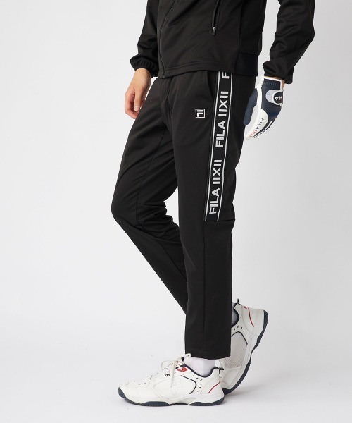FILA GOLF(フィラゴルフ )の「【FILA GOLF:フィラゴルフ】ライトボンディングパンツ 軽量・防風性・ストレッチ性 ゴルフ(その他パンツ・メンズ・ブラック/ホワイト・MEDIUM/LARGE/X-LARGE)」の1枚目の写真