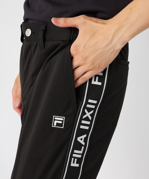 FILA GOLF(フィラゴルフ )の「【FILA GOLF:フィラゴルフ】ライトボンディングパンツ 軽量・防風性・ストレッチ性 ゴルフ(その他パンツ・メンズ・ブラック/ホワイト・MEDIUM/LARGE/X-LARGE)」の9枚目の写真