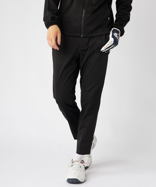 FILA GOLF(フィラゴルフ )の「【FILA GOLF:フィラゴルフ】ライトボンディングパンツ 軽量・防風性・ストレッチ性 ゴルフ(その他パンツ・メンズ・ブラック/ホワイト・MEDIUM/LARGE/X-LARGE)」の4枚目の写真