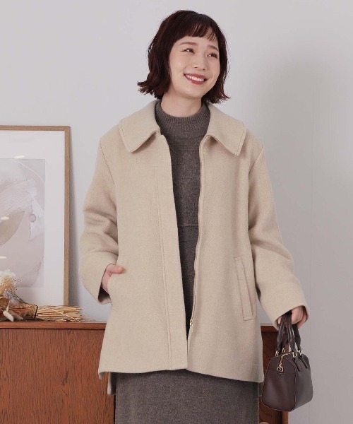 新品未使用 べーセッツB7 ウールガルぜショートコート TITE IN THE STORE（ティテ インザ ストア）の「【B7/ベーセッツ