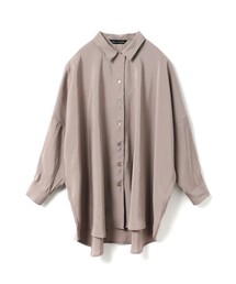 mizuiro ind ワイドチュニックシャツ