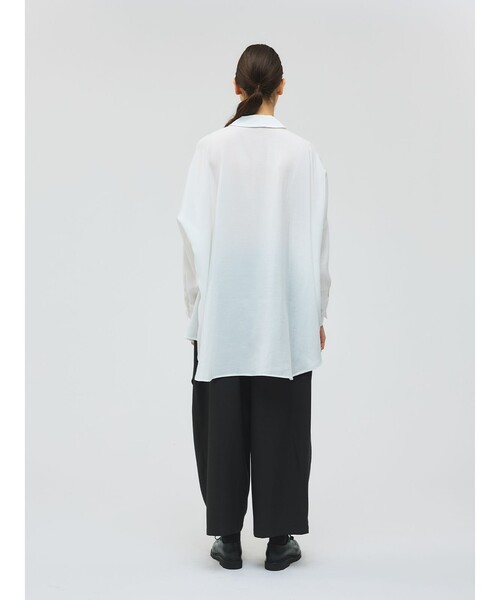 mizuiroind(ミズイロインド)の「mizuiro ind ワイドチュニックシャツ(シャツ/ブラウス・レディース・ピンク/ネイビー/ブラック/オフホワイト/ブルー・FREE)」の18枚目の写真
