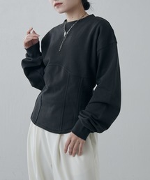 Lui's（ルイス）の「コルセット風スウェットプルオーバー（スウェット・レディース）」