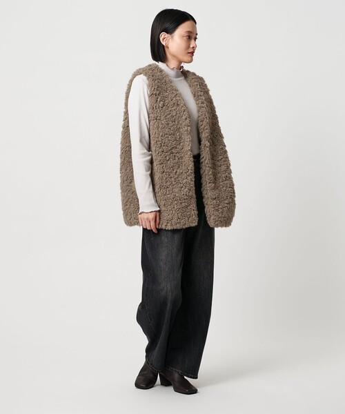 セール】フェイクファーベスト ＜A DAY IN THE LIFE＞（ベスト）｜A