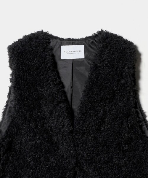 セール】フェイクファーベスト ＜A DAY IN THE LIFE＞（ベスト）｜A