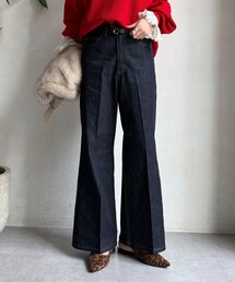 DouDou | ルーズフレアデニム(デニムパンツ)