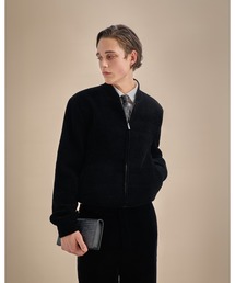 EMPORIO ARMANI | 【エンポリオ アルマーニ】Icon ブルゾン ストレッチベルベット キルティング(ブルゾン)