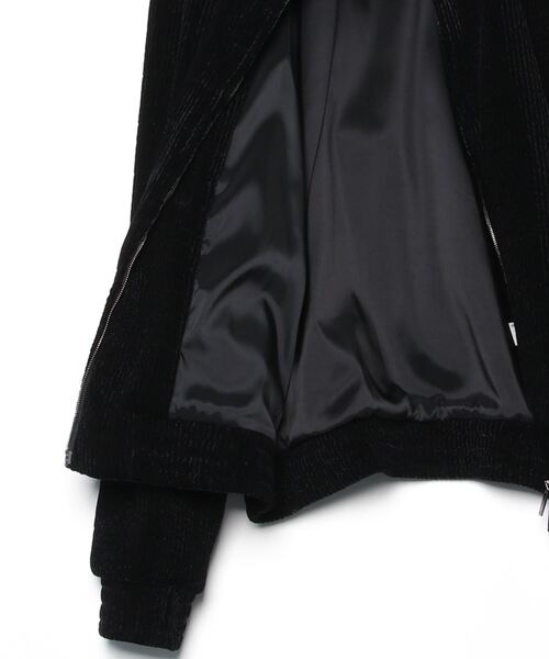 EMPORIO ARMANI（エンポリオアルマーニ）の「【エンポリオ アルマーニ】Icon ブルゾン ストレッチベルベット キルティング（ブルゾン・メンズ・ブラック・46/48/50）」の7枚目の写真