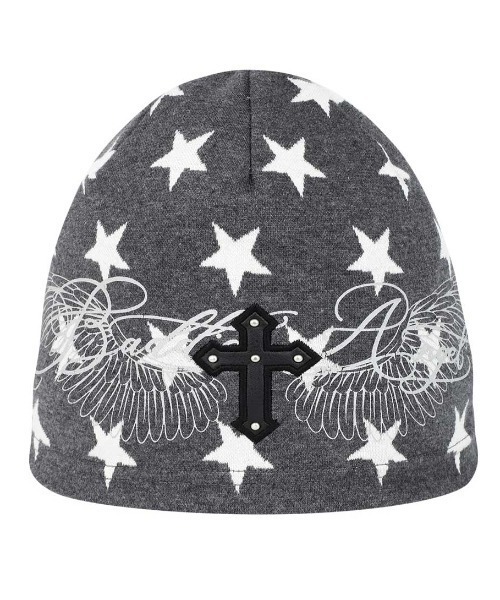 A'GEM/9 × .kom 『NIIER NOR/ニアノア』 BADDIE ANGEL CROSS BEANIE