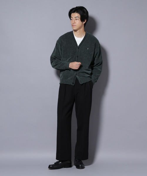 NANO universe（ナノユニバース）の「テックメルトンワイドスラックス（スラックス・メンズ・チャコール/カーキ/ブラック・S/M/L/XL）」の20枚目の写真