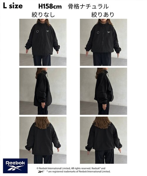Reebok】リバーシブルブルゾン（ブルゾン）｜Reebok（リーボック）の