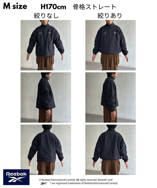 Reebok】リバーシブルブルゾン（ブルゾン）｜Reebok（リーボック）の