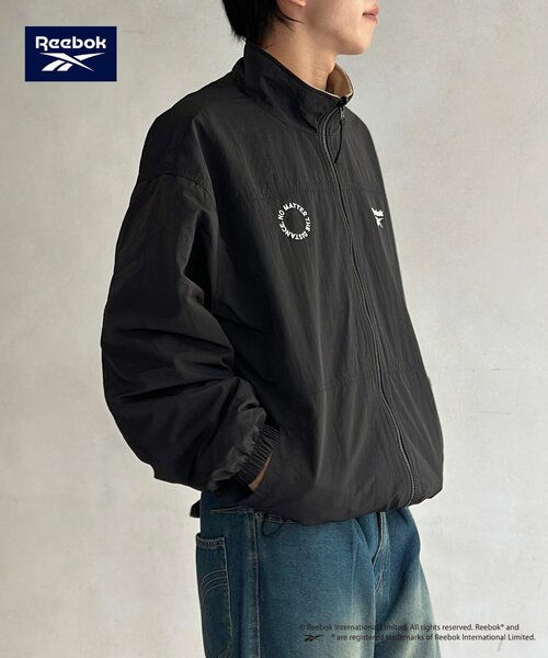 【CPCM】【Reebok】リバーシブルブルゾン　ネイビー Reebok】リバーシブルブルゾン（ブルゾン）｜Reebok（リーボック）の