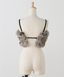 トップス FUMIE TANAKA animal far bustier FUMIE TANAKA（フミエタナカ）の「【FUMIE TANAKA(フミエタナカ