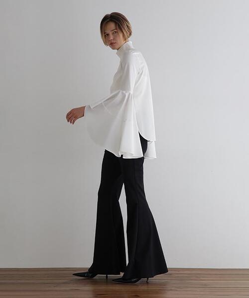 LE PHIL(ルフィル)の「◆ハイストレッチ裏起毛フレアパンツ(その他パンツ・レディース・ブラック・0/1)」の14枚目の写真