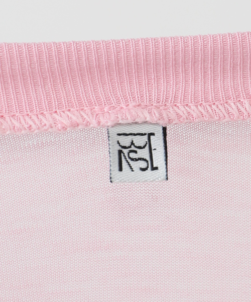 EDIT. FOR LULU（エディットフォールル）の「【BASERANGE/ベースレンジ】MAIN LONG SLEEVE TEE（Tシャツ/カットソー・レディース・ピンク・SMALL）」の8枚目の写真