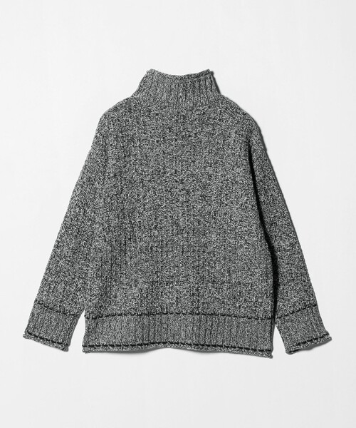 A DAY IN THE LIFE UNITED ARROWS(アデイインザライフユナイテッドアローズ)の「バルキーアクリル メランジケーブル ハイネックニット <A DAY IN THE LIFE>(ニット/セーター・レディース・ベージュ/ピンク/ブラック・FREE)」の10枚目の写真