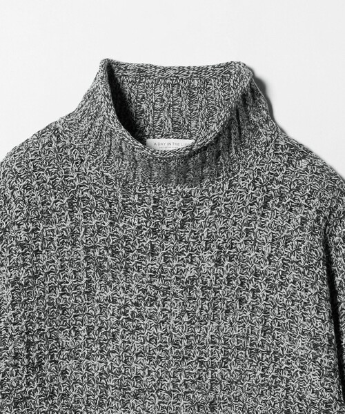 A DAY IN THE LIFE UNITED ARROWS(アデイインザライフユナイテッドアローズ)の「バルキーアクリル メランジケーブル ハイネックニット <A DAY IN THE LIFE>(ニット/セーター・レディース・ベージュ/ピンク/ブラック・FREE)」の11枚目の写真