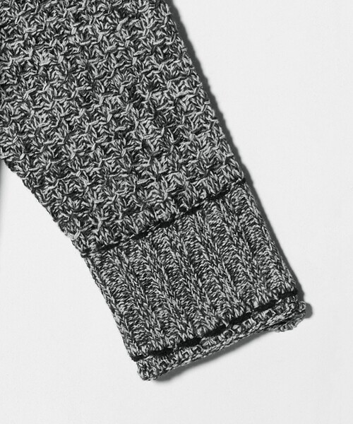 A DAY IN THE LIFE UNITED ARROWS(アデイインザライフユナイテッドアローズ)の「バルキーアクリル メランジケーブル ハイネックニット <A DAY IN THE LIFE>(ニット/セーター・レディース・ベージュ/ピンク/ブラック・FREE)」の12枚目の写真