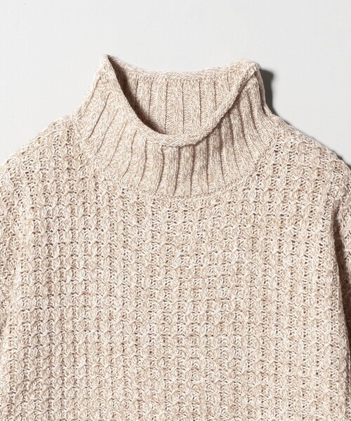 A DAY IN THE LIFE UNITED ARROWS(アデイインザライフユナイテッドアローズ)の「バルキーアクリル メランジケーブル ハイネックニット <A DAY IN THE LIFE>(ニット/セーター・レディース・ベージュ/ピンク/ブラック・FREE)」の16枚目の写真
