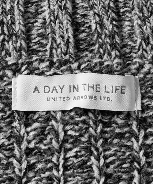 A DAY IN THE LIFE UNITED ARROWS(アデイインザライフユナイテッドアローズ)の「バルキーアクリル メランジケーブル ハイネックニット <A DAY IN THE LIFE>(ニット/セーター・レディース・ベージュ/ピンク/ブラック・FREE)」の21枚目の写真