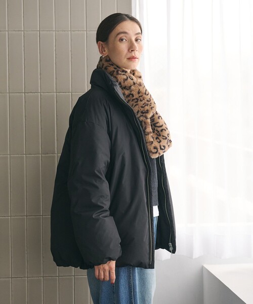 BEAUTY&YOUTH UNITED ARROWS（ビューティーアンドユースユナイテッドアローズ）の「【WEB限定 Wardrobe DAILY MINIMAL】スタンドカラー コクーンダウンジャケット ウォッシャブル（ダウンジャケット/コート・レディース・ダークグレー/ブラック/オフホワイト・FREE）」の10枚目の写真