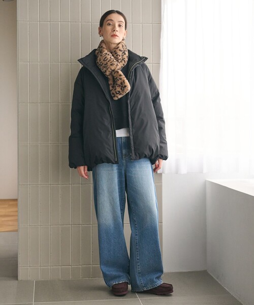 BEAUTY&YOUTH UNITED ARROWS（ビューティーアンドユースユナイテッドアローズ）の「【WEB限定 Wardrobe DAILY MINIMAL】スタンドカラー コクーンダウンジャケット ウォッシャブル（ダウンジャケット/コート・レディース・ダークグレー/ブラック/オフホワイト・FREE）」の13枚目の写真