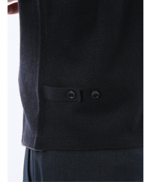 TAKA-Q（タカキュー）の「【ウォッシャブル ウール混】タカキュー ミラノリブ 前開きベスト（ベスト・メンズ・グレー系その他2/ネイビー・MEDIUM/X-LARGE/LARGE）」の17枚目の写真