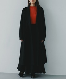 AJUGA. | スムースポンチロングコート(チェスターコート)