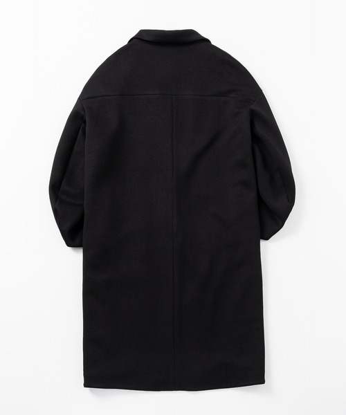 AJUGA.（アジュガ）の「スムースポンチロングコート（チェスターコート・レディース・ブラック/ネイビー・FREE）」の6枚目の写真